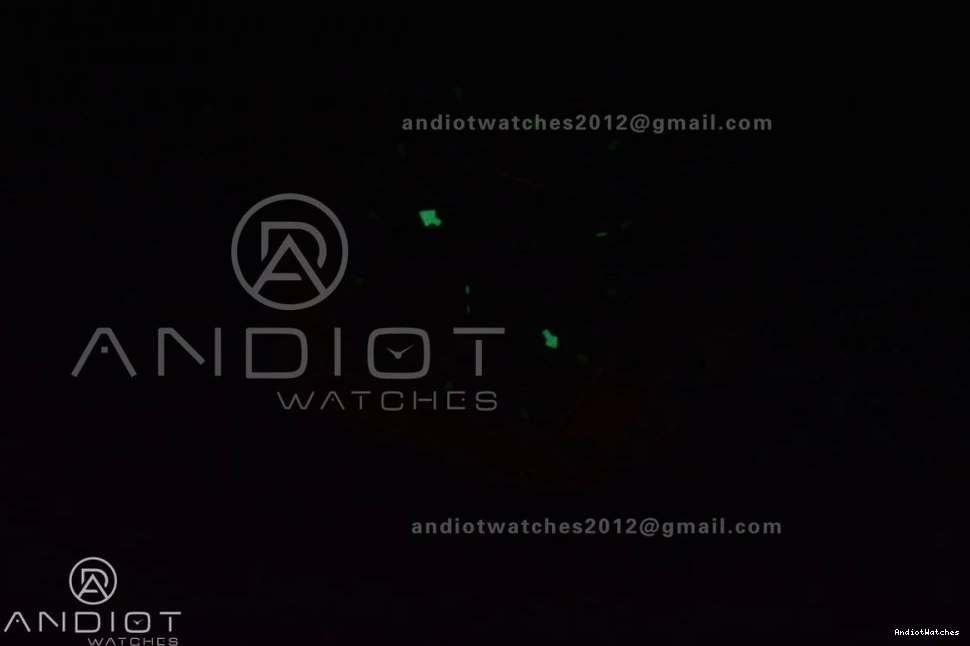 Chrono Strap V Edition Crystal Dial Black 1:1 KVF on Rubber RM011 Black SS 1025 Best Sophisticated A7750 0405